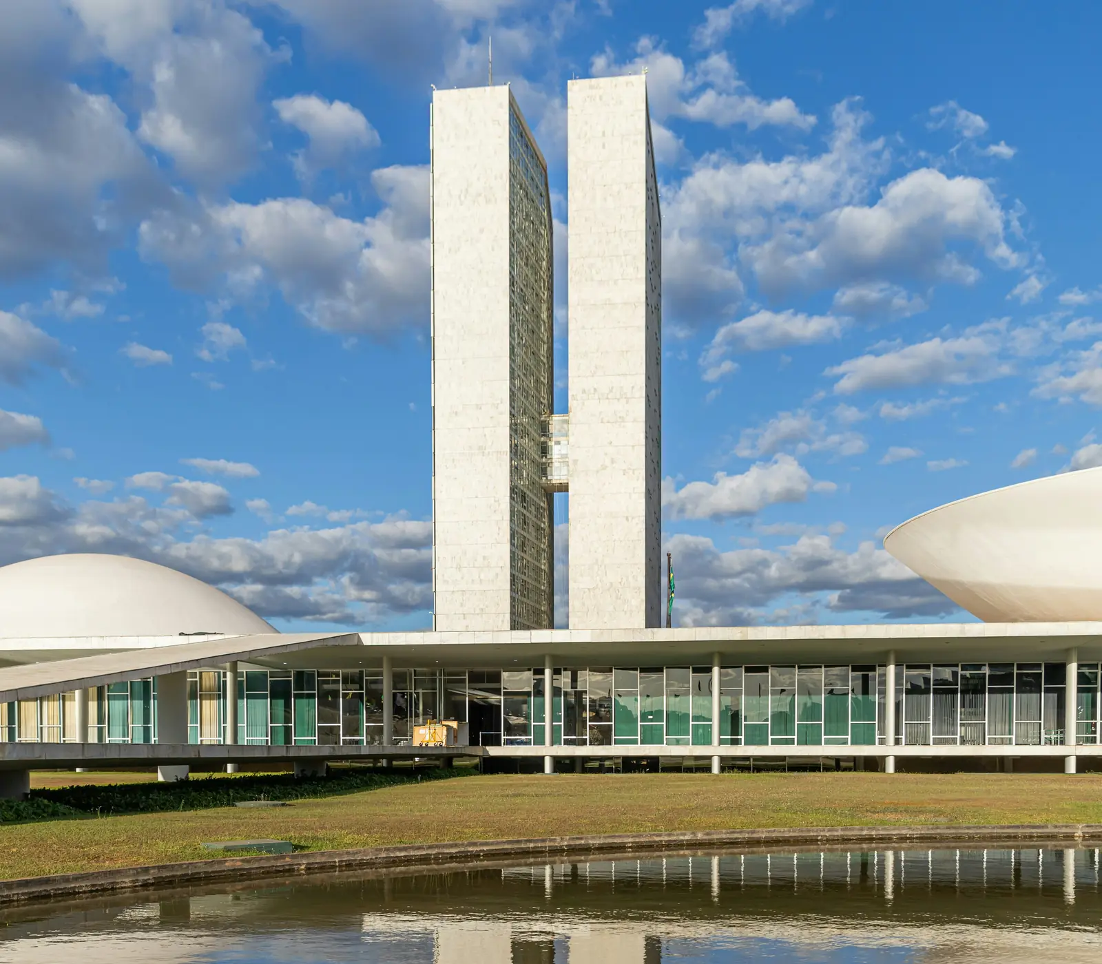 O Congresso Nacional, em Brasília.