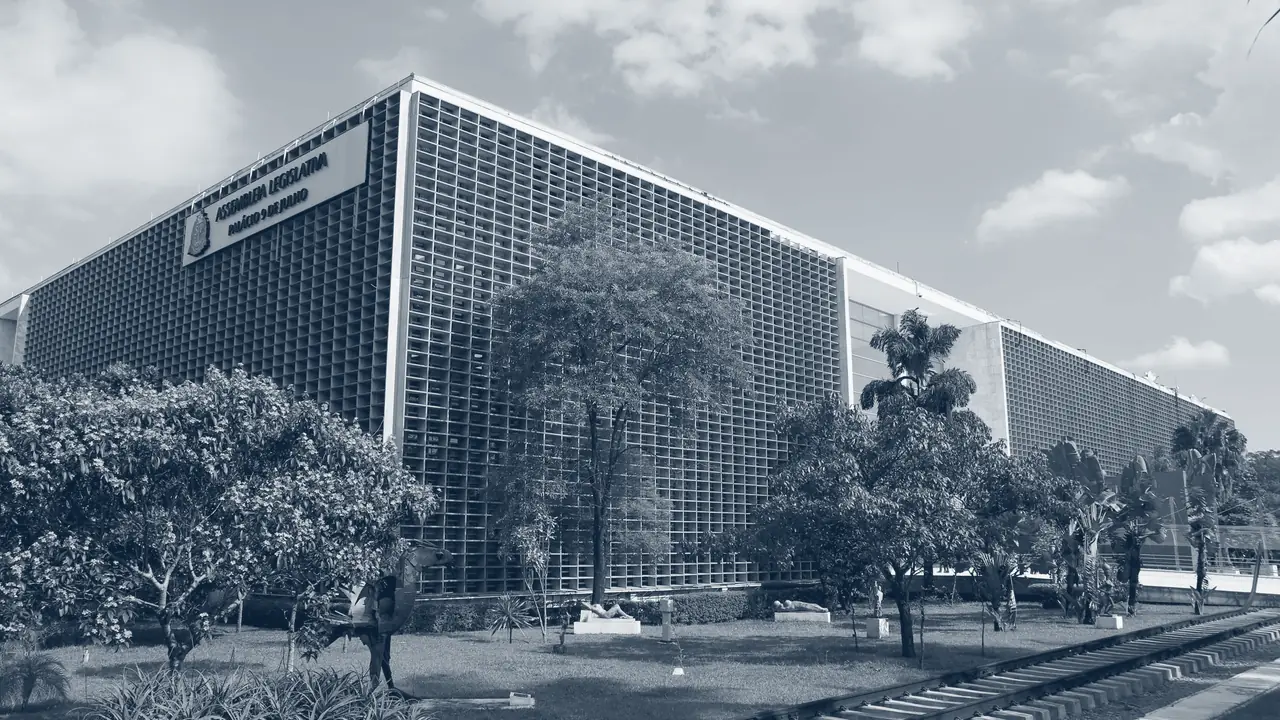 O Palácio 9 de Julho, sede da Assembleia Legislativa de São Paulo.